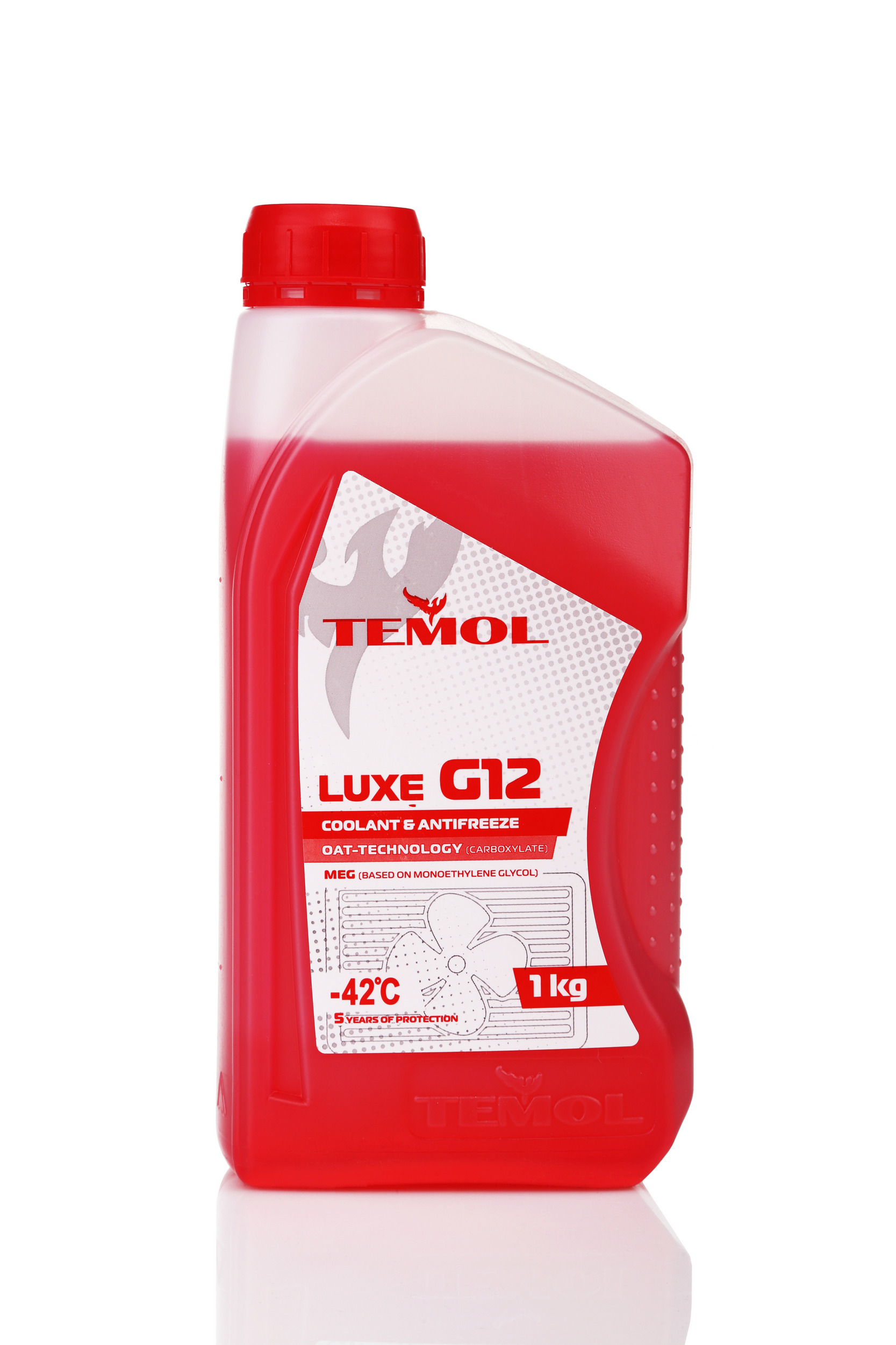 Антифриз TEMOL LUXE G12 RED